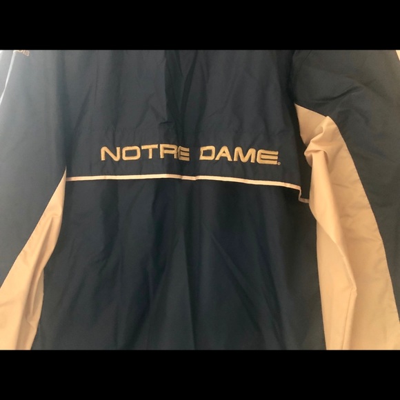 Columbia Norte Dame Windbreaker XL Great Condition - Picture 7 of 8